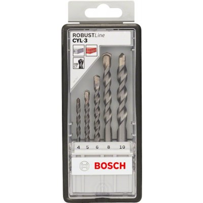 Sada vrtáků (5ks) Bosch X-Pro-Line Silver Percussion – Hledejceny.cz