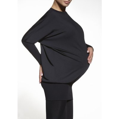 Bas Bleu těhotenská tunika Emi černá