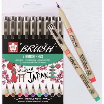 Sakura Pigma Sada Brush Pens – Hledejceny.cz