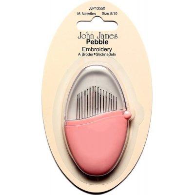 Jehly ruční č. 5 až č. 10 vyšívací jemné v pouzdru – Zboží Mobilmania