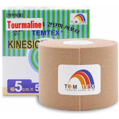 Temtex Kinesiology Tape Tourmaline béžová 5 cm x 5 m – Zboží Dáma