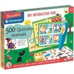 Clementoni Moje interaktivní pero 500 kvízů Zvířata – Zboží Dáma