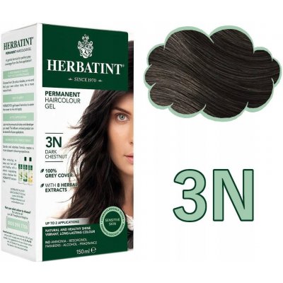 Herbatint barva na vlasy tmavý kaštan 3N – Zboží Mobilmania