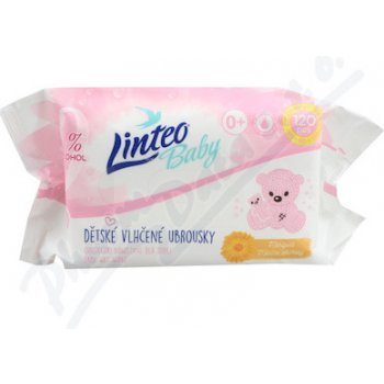 Linteo Baby Soft and Cream vlhčené ubrousky 120 ks