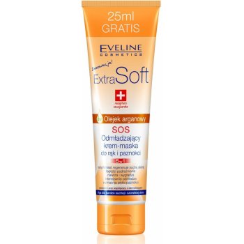 Eveline Cosmtics Extra Soft Omlazující krém – maska na ruce a nehty 5v1 100 ml