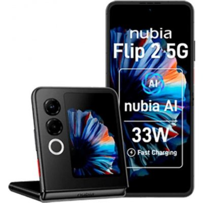 Nubia Flip 2 5G 8GB/256GB Black – Zboží Živě