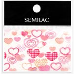26 Semilac Nail transfer foil Pink Heart – Hledejceny.cz
