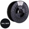 Tisková struna C-TECH ABS dopravní černá, RAL9017, 1,75mm, 1kg 3DF-P-ABS1.75-9017