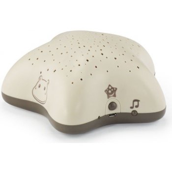Pabobo Musical Star Projector Beige Hippo