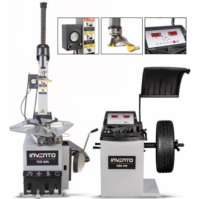 Invento Vyvažovačka kol 2D laser 230V VBS 210 + Přezouvačka kol 400V, TCS 524 – Sleviste.cz