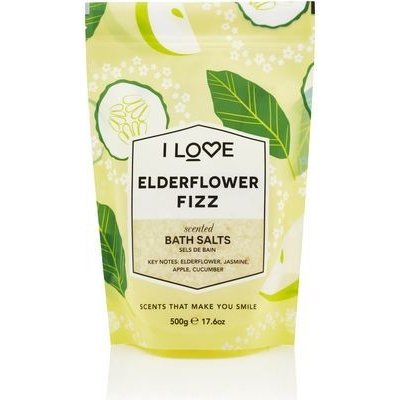 I Love koupelová sůl Elderflower Fizz Bath Salts 500 g