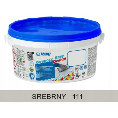 MAPEI Kerapoxy Easy Design 111 STŘÍBRNÁ 1,5 kg – Hledejceny.cz