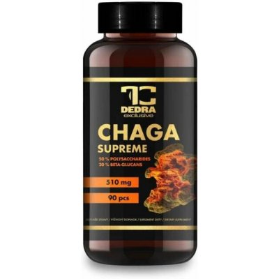 Chaga Supreme 510 mg 50 % polysacharidů + 20 % beta-glukanů podpora imunity & antioxidanty 90 kapslí – Hledejceny.cz