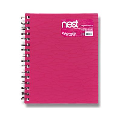 Foldermate Nest A5 spirálový blok Růžová 120 listů – Sleviste.cz