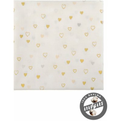 Avantgard Kapesníček Lux smetanová/srdce 583-51028 – Zbozi.Blesk.cz