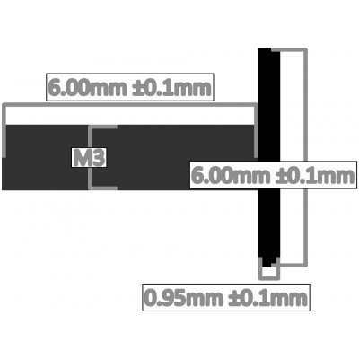 M3 šroub Délka šroubu: 6mm – Zboží Mobilmania