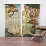 Sablio Závěs Zrození Venuše - Sandro Botticelli: 2ks 140x250cm – Hledejceny.cz