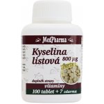 MedPharma Kyselina listová 800 µg 107 tablet – Hledejceny.cz