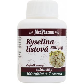 MedPharma Kyselina listová 800mcg 107 tablet
