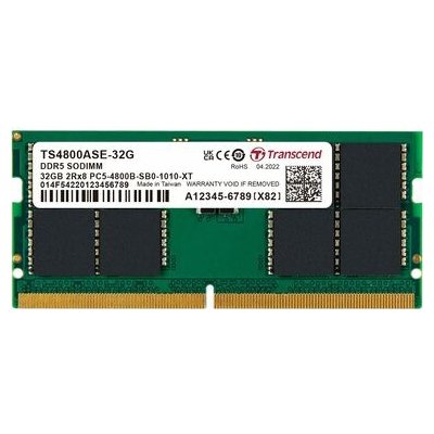 Transcend DDR5 32GB 4800MHz CL40 (1x32GB) JM4800ASE-32G