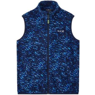 Wolf chlapecká flísová vesta B2445 tmavě modrá – Zboží Dáma