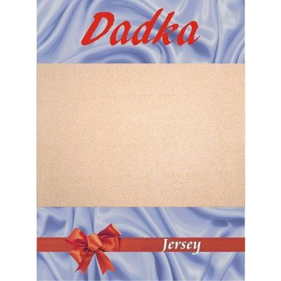 Dadka jersey prostěradlo medové 60x120x10