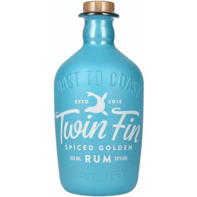 Twin Fin Spiced Golden Rum 38% 0,7 l (holá láhev) – Zboží Dáma