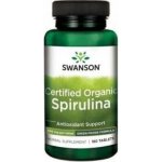 Swanson Certifikovaná Organická Spirulina 500 mg 180 tablet – Hledejceny.cz
