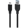 usb kabel Genius CC-A2CC-3A USB-A na USB-C, 3A, QC3.0, opletený, 150cm, černý