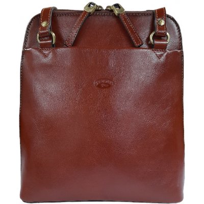 Katana kožený kabelko batoh hnědý 82364-03 – Zboží Mobilmania