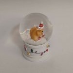 DECOLED Vánoční sněžítko s veverkou 4,8 × 6,2 × 4,8 cm, stojící – Hledejceny.cz