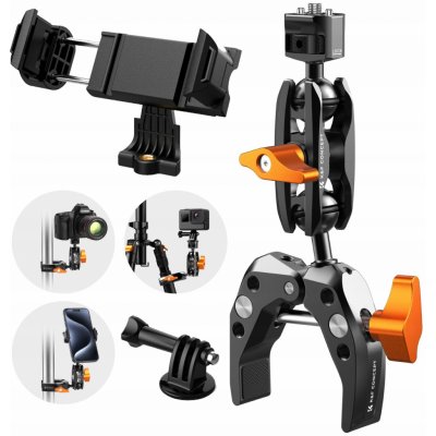 K&F Concept K&F Multi-functional Super Clamp with Magic Arm – Zboží Živě