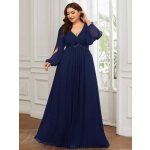 Ever Pretty Dámské šaty EP09890-3 modrá – Zboží Mobilmania