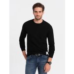 Ombre Clothing pánský svetr OM-SWSW-0104-V4 černý – Zbozi.Blesk.cz