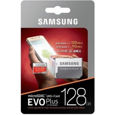 Samsung microSDXC 128GB UHS-I U3 MB-MC128GA/EU