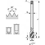 Bučovice Tools Závitník strojní M22x2,5 HSSE 2N šroubová drážka 35° PN8/1376(DIN - BU196-220 – Hledejceny.cz