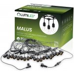 Venkovní řetěz 20m, 20x E27 MALUS LUMILED – Hledejceny.cz