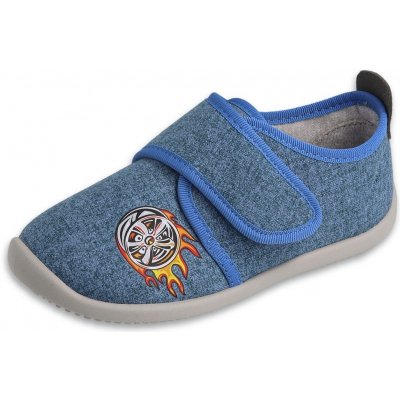 Befado chlapecké barefoot domácí obuv 902X019 modrá – Zboží Mobilmania