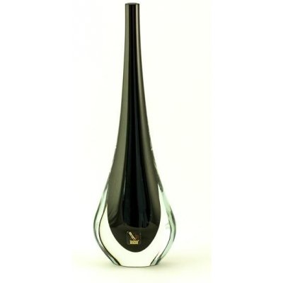 Skleněná váza Gocce Nero 35 cm – Hledejceny.cz