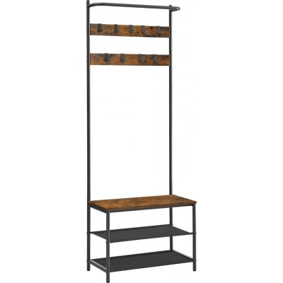 Textilomanie Taylor s botníkem 180x64 cm, rustikálně hnědá – Sleviste.cz