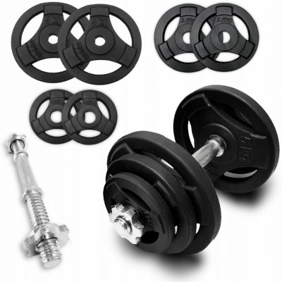 SportForFun Regulovatelné litinové činky 1 x 20 kg – Sleviste.cz