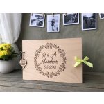 Black M Design – Black M Design DŘEVĚNÁ SVATEBNÍ KNIHA HOSTŮ - BOHO Barva vnitřního papíru: ČERNÁ, Barva stužky: Růžová – Zboží Dáma Black M Design – Black M Design DŘEVĚNÁ SVATEBNÍ KNIHA HOSTŮ - BOHO Barva vnitřního papíru: ČERNÁ, Barva stužky: Růžová – Zboží Dáma