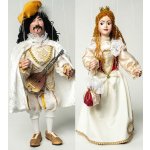 Princezna a princ výhodná sada 2 loutek Krémová – Zboží Dáma