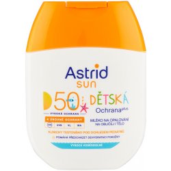 Astrid Sun Dětská ochrana plus mléko na opalování na obličej i tělo SPF 50 60 ml