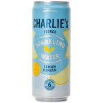 Charlie's Fibres sycená pitná voda s příchutí citronu a zázvoru s vlákninou 330 ml – Hledejceny.cz