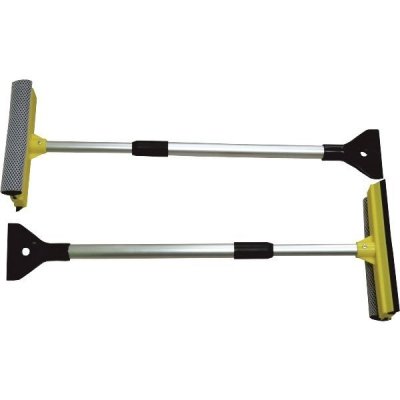 JANEGAL Stěrka skla 20cm 3v1 teleskopická násada škrabka – Hledejceny.cz