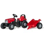 Rolly Toys Rolly Toys Šlapací traktor Rolly Juniors vlečkou červený – Zboží Dáma