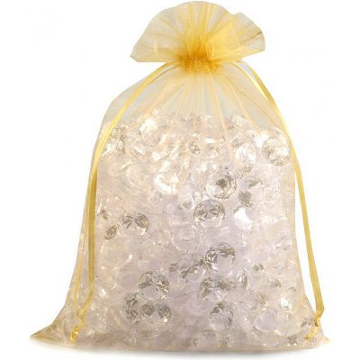 Dárkový pytlík 20x26 cm organza 1 zlatá – Zbozi.Blesk.cz