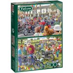 FALCON JUMBO Motorkářská přehlídka 2x500 dílků – Zboží Mobilmania