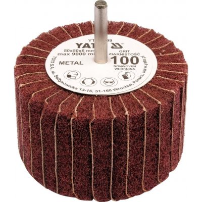 Yato Kotouč lamelový radiální 80 x 50 x 6 mm P60 YT-83398 – Hledejceny.cz